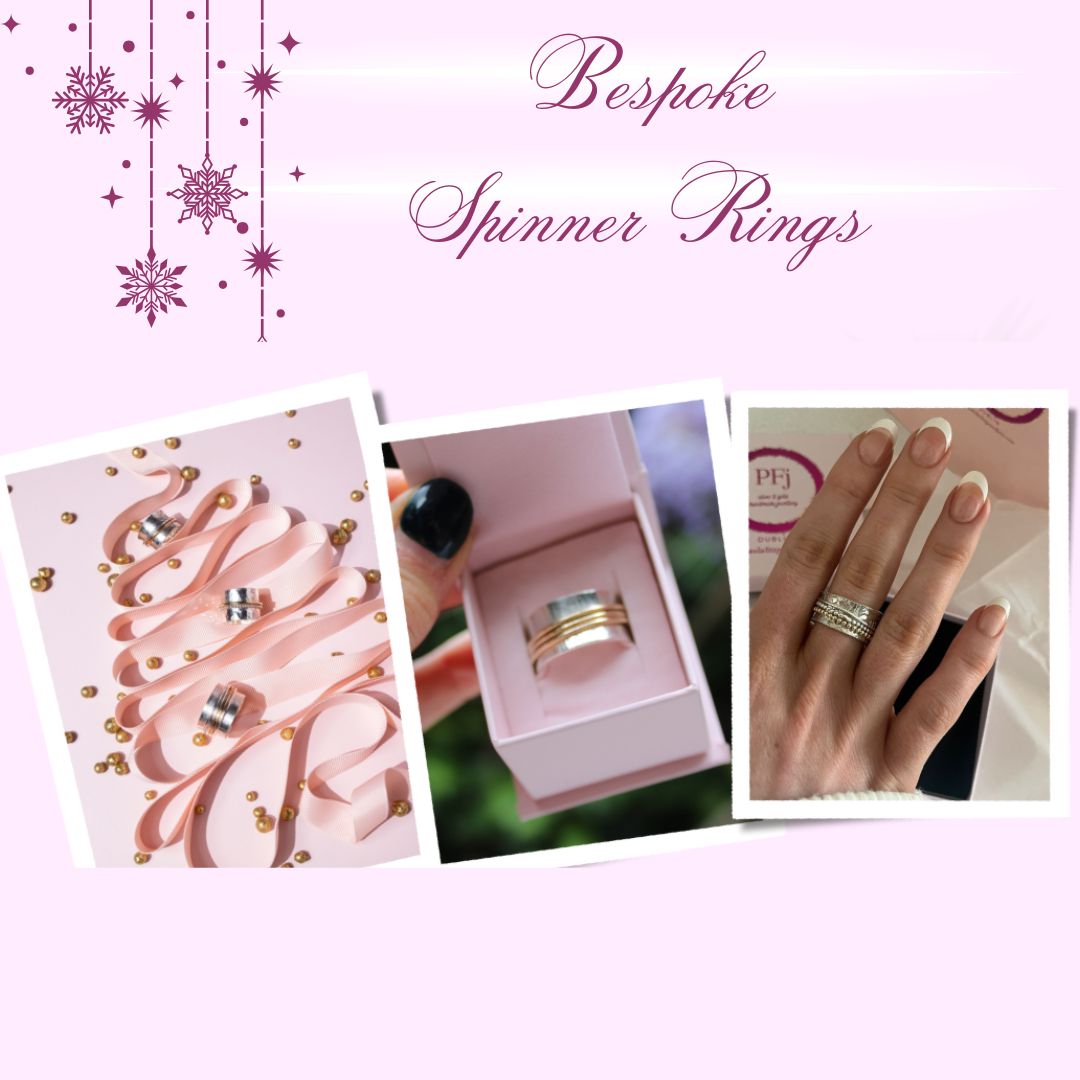 Sterling Silver Spinner Rings Handmade in Dublin - Meditation & Anxiety ...