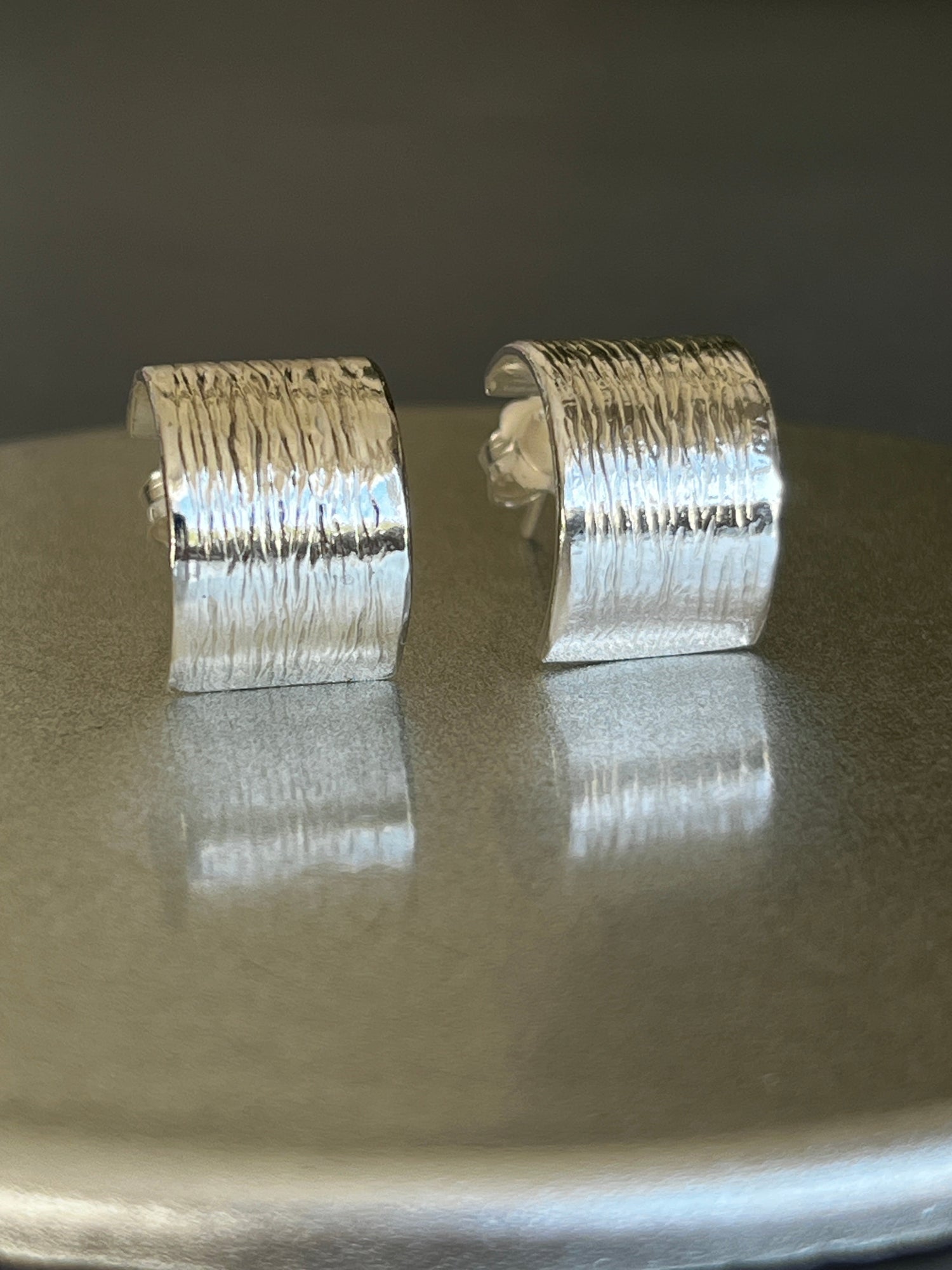 sterling silver hoop earrings