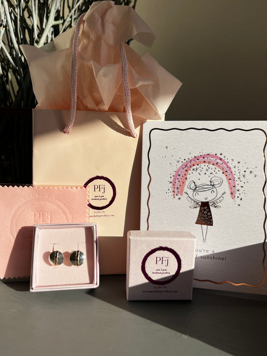 Handmade Mixed metal 14ct gold fill & Sterling Silver | Irish Jewellery