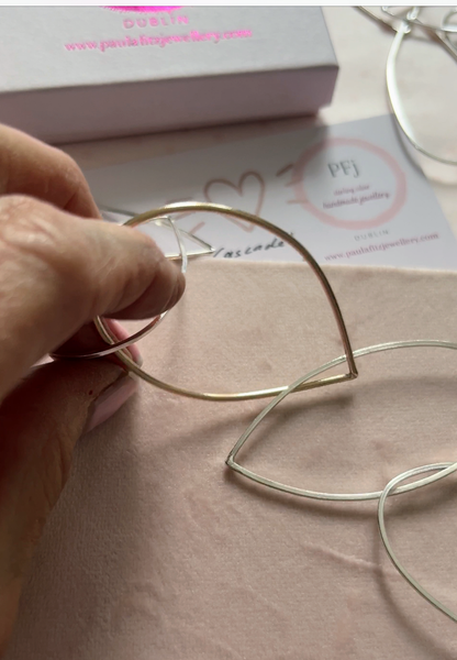 Necklace - 'Cascade' Sterling silver handmade