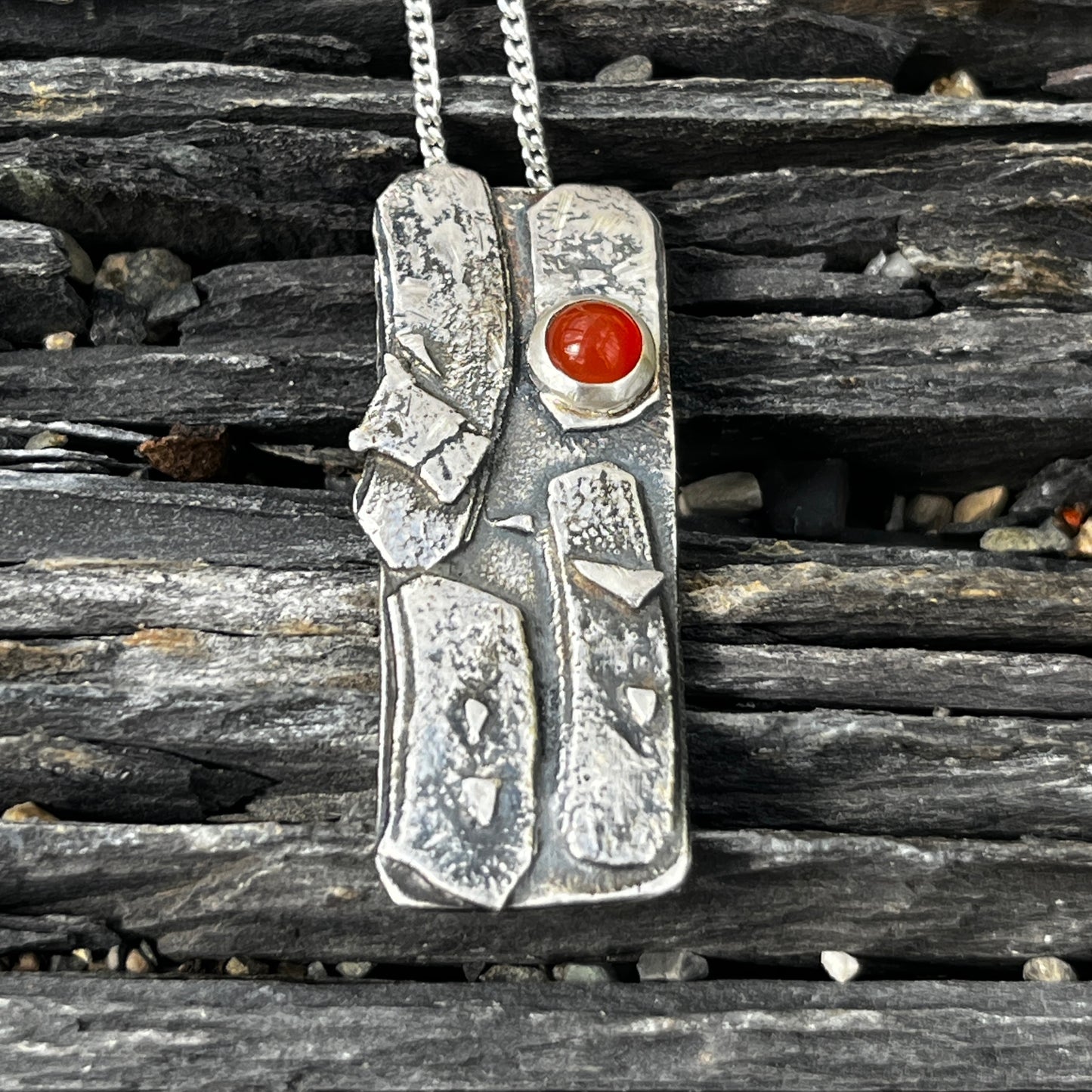 Sterling silver pendant - Drift
