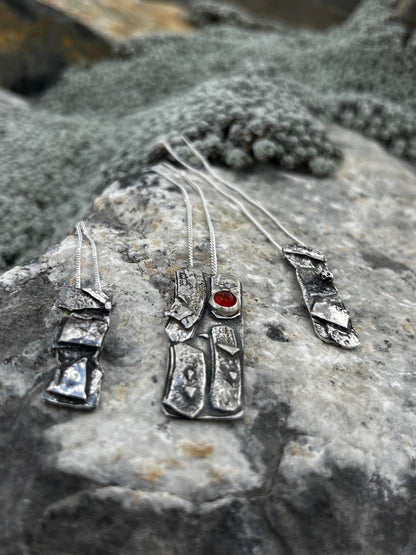 Sterling silver pendant - Drift