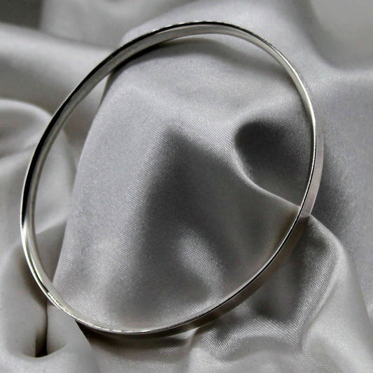 solid sterling silver bangle 